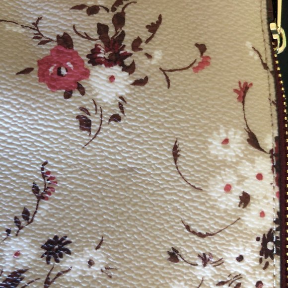 COACH-Small Wristlet BEECHWOOD FLORAL BUNDLE - Picture 3 of 8